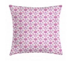 Checkered Pattern Owls Pillow Cover
