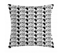 Doodle Characters Pillow Cover