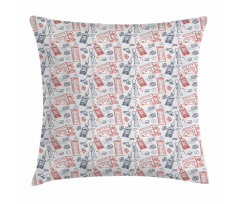 Popular English Pillow Cover