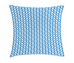 Abstract Vintage Ogee Pillow Cover