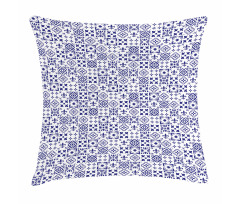 Tile Square Abstract Pattern Pillow Cover