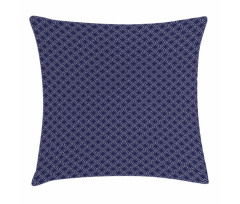 Marine Circles Motif Pillow Cover