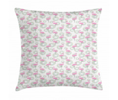 Donuts Hawaii Animals Pillow Cover