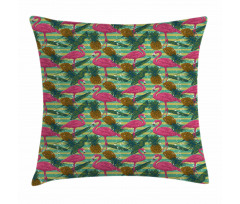 Pineapples Banana Leaf Pillow Cover