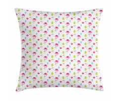 Summer Ice Cream Berry Pillow Cover