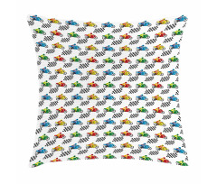 Riders and Flags Pillow Cover