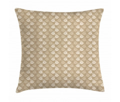 Abstract Curvy Silhouettes Pillow Cover