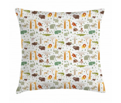 Grunge African Pillow Cover