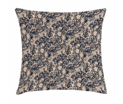 Nature Inspired Feminine Pillow Cover