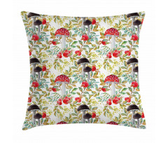 Dogrose and Amantia Pillow Cover