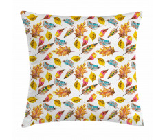 Fal Season Leaves Pillow Cover