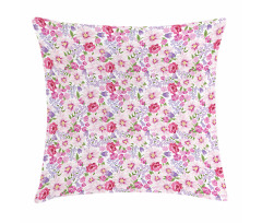 Fresh Spring Flora Pillow Cover