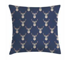 Retro Hipster Animals Pillow Cover