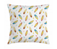 Colorful Letters Pillow Cover