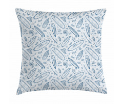 Doodle Summertime Pillow Cover