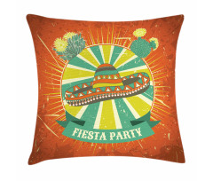 Latin America Sombrero Pillow Cover