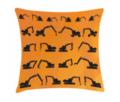 Excavator Track Pillow Cover