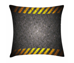 Caution Tape Frame Pillow Cover