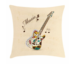 Abstract Funk Instrument Pillow Cover