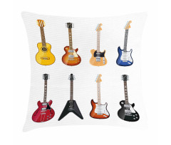 String Instruments Jazz Pillow Cover