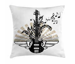 Rock and Roll Pattern Pillow Cover