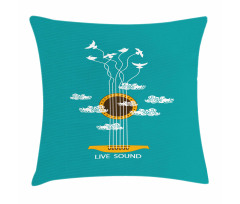 Musical Freedom Bird Pillow Cover