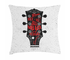 Blues Pop Hard Rock Pillow Cover