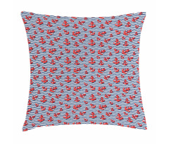 Wavy Stripes 3D Style Pillow Cover