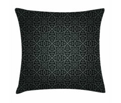 Folk Celtic Floral Pillow Cover