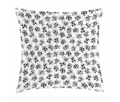 Football Numbers Cartoon Pillow Cover