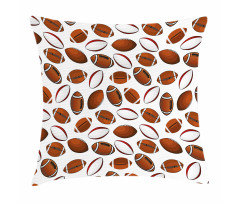 Rugby Balls Pillow Cover