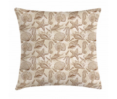 Vintage Ocean Design Pillow Cover