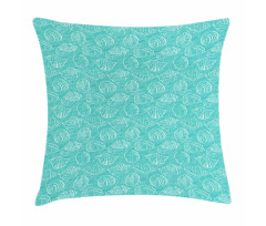 Doodle Marine Lines Pillow Cover