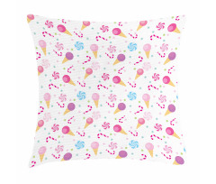 Sweets Ice Cream Candy Pillow Cover