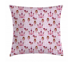 Princes with Castle Stars Pillow Cover