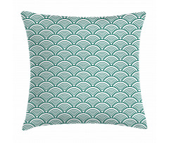 Seigaiha Scales Pillow Cover