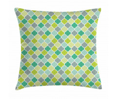 Vibrant Trellis Quatrefoil Pillow Cover