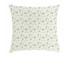 Floral Motifs Ornate Pillow Cover