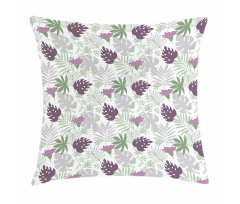 Tropical Botany Design Pillow Cover