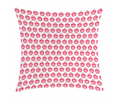 Doodle Pink Girls Pattern Pillow Cover