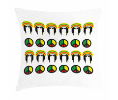 Colorful Reggae Pillow Cover