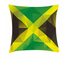 Triangle Polygon Flag Pillow Cover