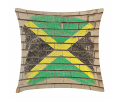 Flag on the Wall Chalk Pillow Cover