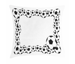 Football Frame Pattern Pillow Cover
