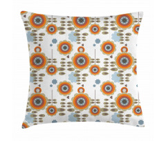 Floral Abstract Petals Art Pillow Cover