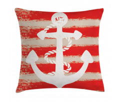 Rope Stripes Nautical Pillow Cover