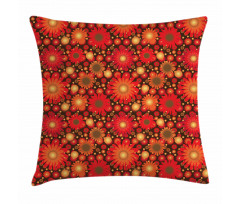 Vivid Botanical Gerbera Art Pillow Cover