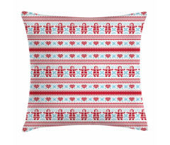 Xmas Inspired Ornament Pillow Cover