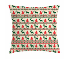 Pixel Art Christmas Pillow Cover