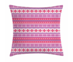 Geometric Snow December Pillow Cover